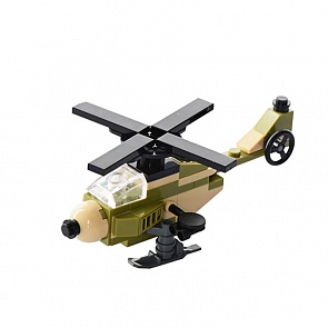 Конструктор – Вертолет, 47 деталей, собран (Enlighten Brick, BRICK1223 (160) (С))